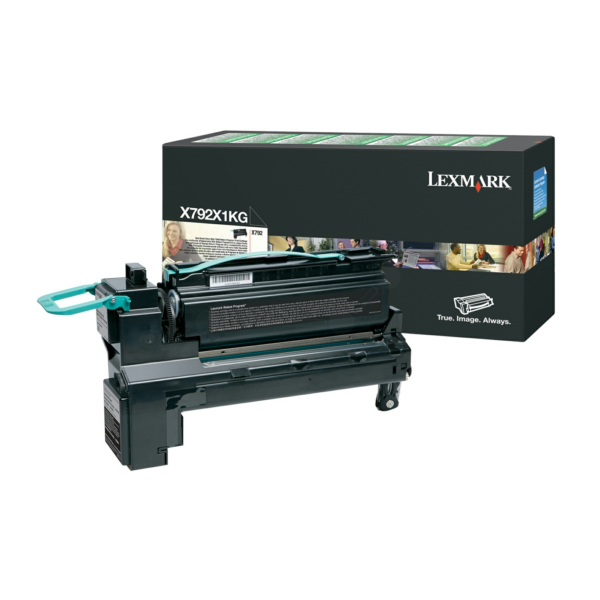Laserový toner Lexmark X792 (X792X1KG) black (čierna) - originálny
