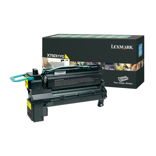 Laserový toner Lexmark X792 (X792X1YG) yellow (žltá) - originálny
