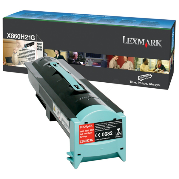 Laserový toner Lexmark X860 (X860H21G) black (čierna) - originálny