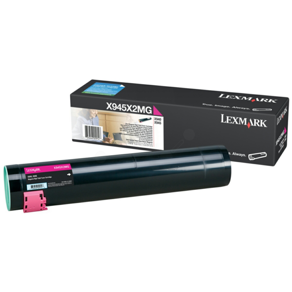 Laserový toner Lexmark X940 (X945X2MG) magenta (purpurová) - originálny