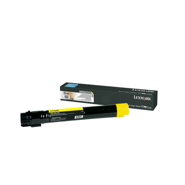 Laserový toner Lexmark X950 (X950X2YG) yellow (žltá) - originálny
