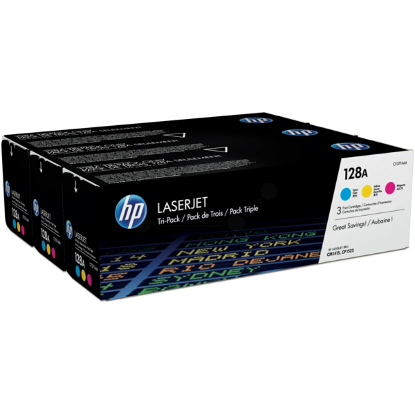 Laserový toner HP 128A (CF371AM) C/M/Y (farebná) - originálny