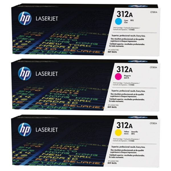 Laserový toner HP 312A (CF440AM) C/M/Y (farebná) - originálny