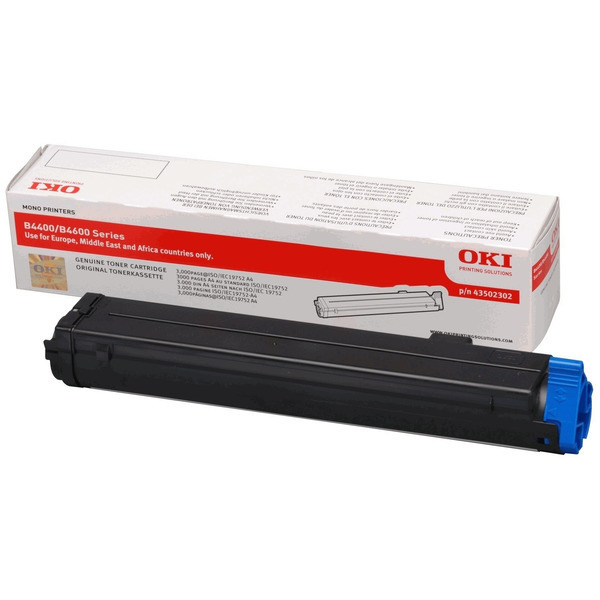 Laserový toner OKI B4400/4600 (43502302) black (čierna) - originálny