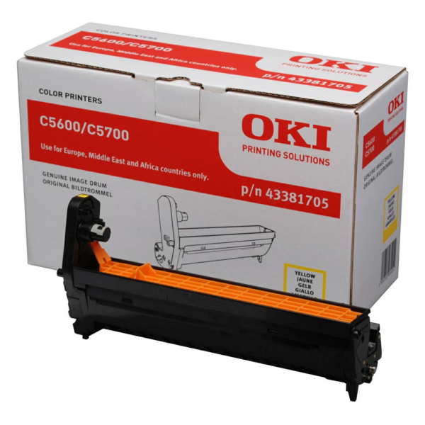 Optická jednotka OKI C5600/5700 (43381705) yellow (žltá) - originálna