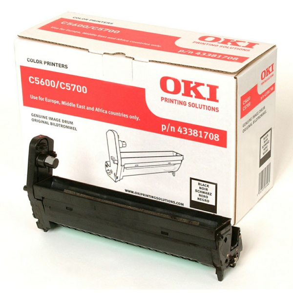 Optická jednotka OKI C5600/5700 (43381708) black (čierna) - originálna