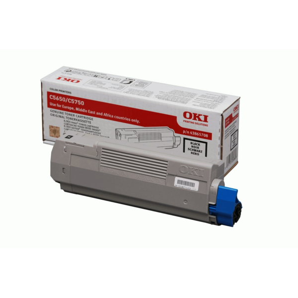 Laserový toner OKI C5650/5750 (43865708) black (čierna) - originálny