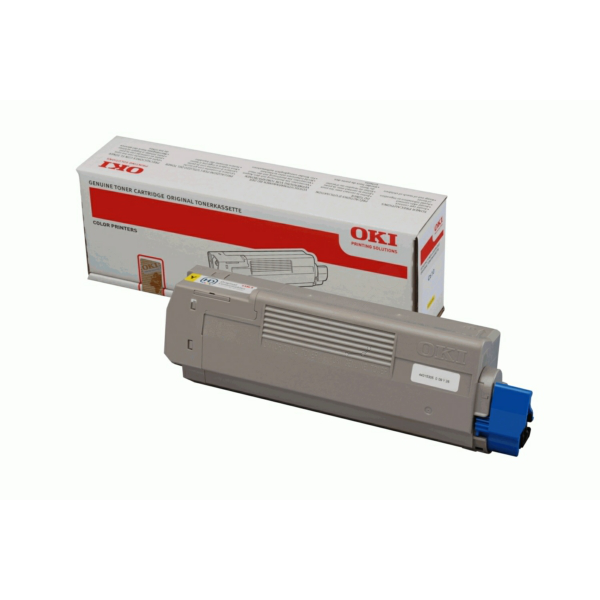 Laserový toner OKI C610 (44315305) yellow (žltá) - originálny