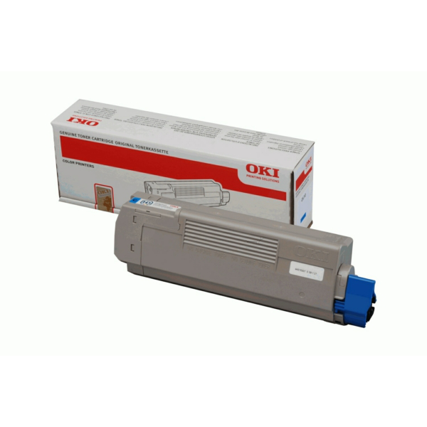 Laserový toner OKI C610 (44315307) cyan (azúrová) - originálny