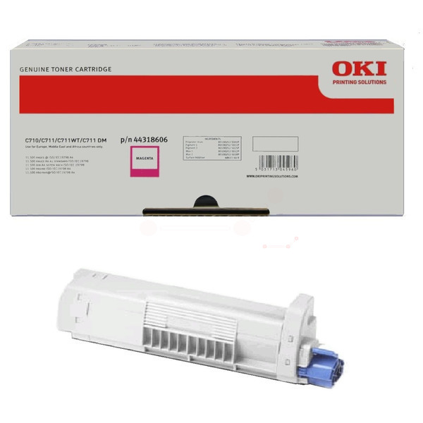 Laserový toner OKI C710/C711WT (44318606) magenta (purpurová) - originálny
