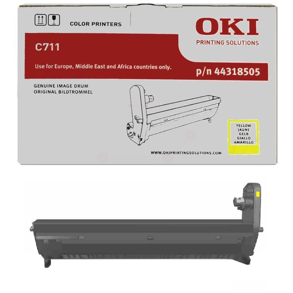 Optická jednotka OKI C711/C711WT (44318505) yellow (žltá) - originálna