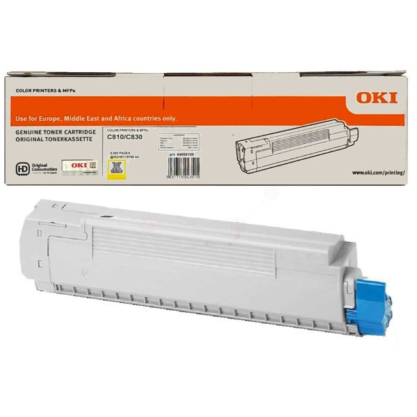 Laserový toner OKI C810/830 (44059105) yellow (žltá) - originálny