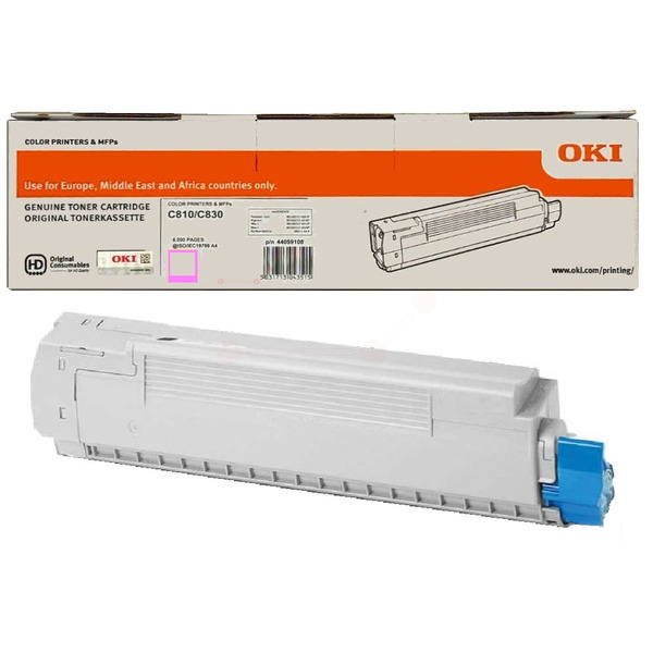 Laserový toner OKI C810/830 (44059106) magenta (purpurová) - originálny