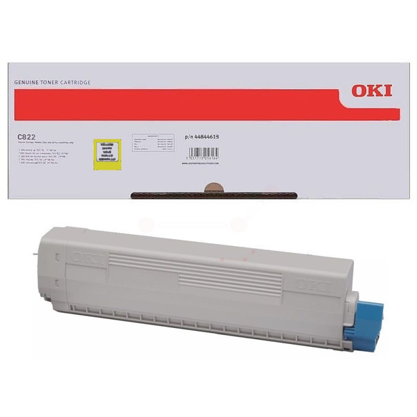 Laserový toner OKI C822 (44844613) yellow (žltá) - originálny
