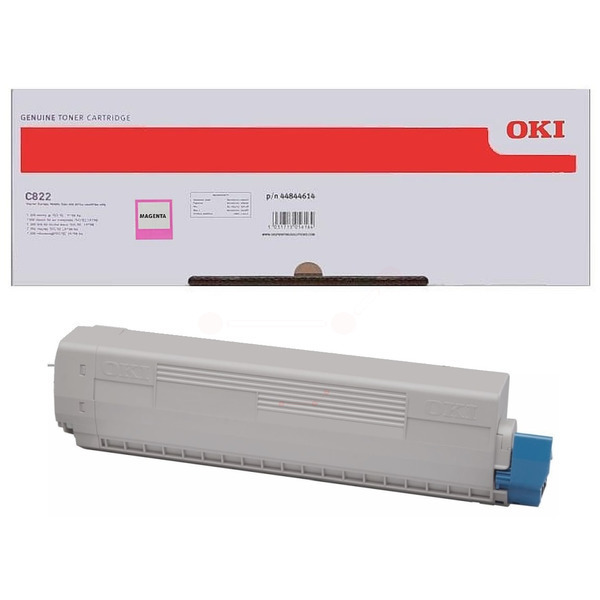 Laserový toner OKI C822 (44844614) magenta (purpurová) - originálny