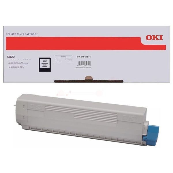 Laserový toner OKI C822 (44844616) black (čierna) - originálny