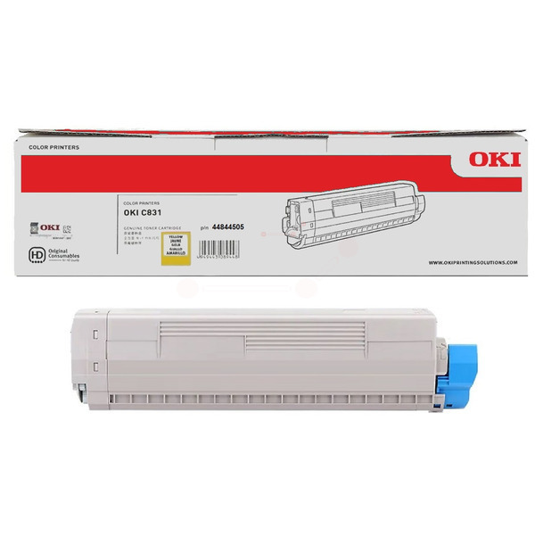 Laserový toner OKI C831/841 (44844505) yellow (žltá) - originálny