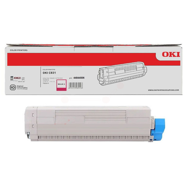 Laserový toner OKI C831/841 (44844506) magenta (purpurová) - originálny