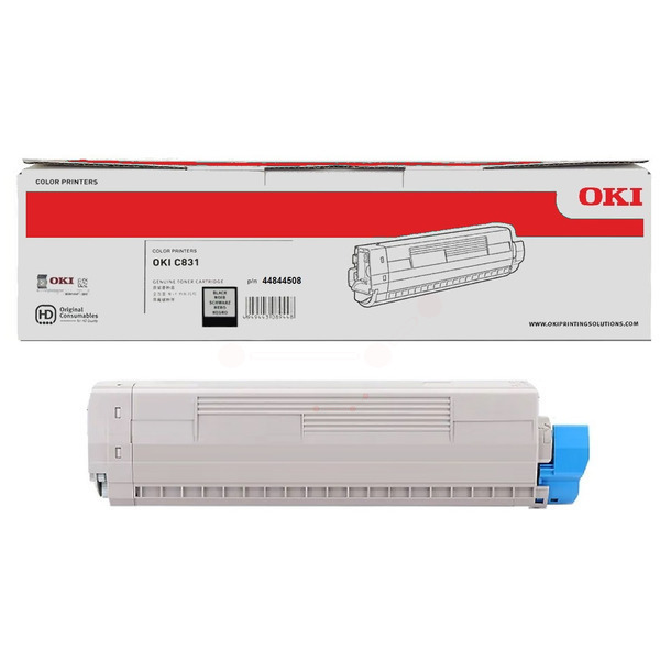 Laserový toner OKI C831/841 (44844508) black (čierna) - originálny