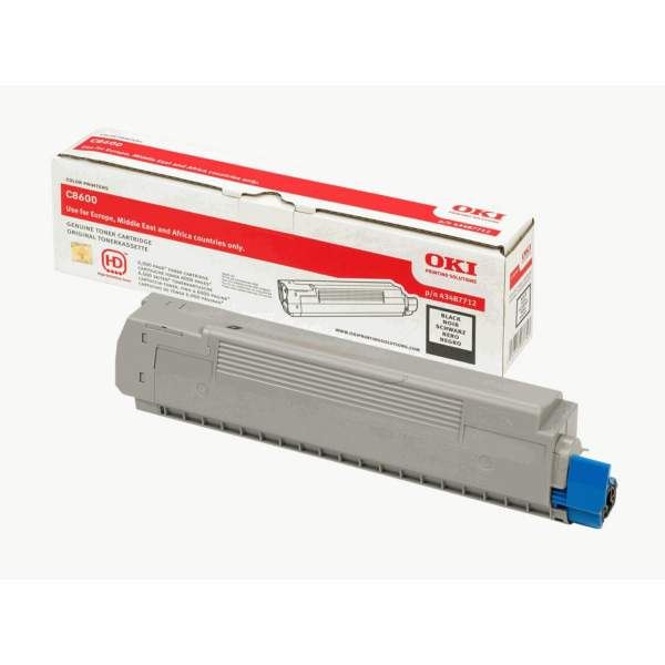 Laserový toner OKI C8600/8800 (43487712) black (čierna) - originálny