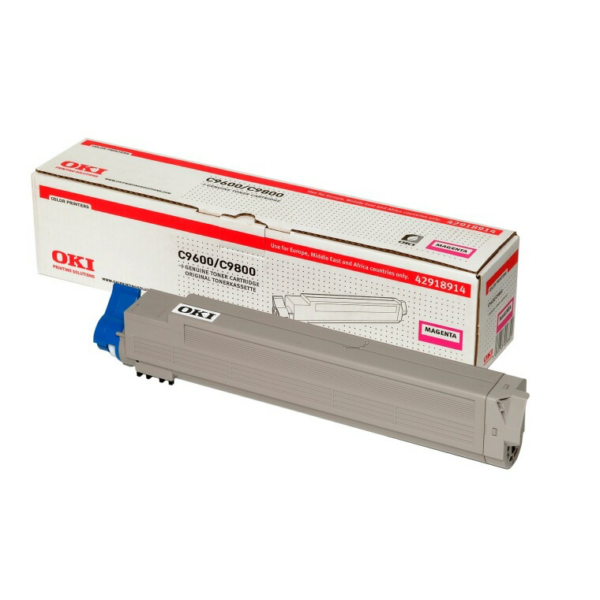 Laserový toner OKI C9600/9800 (42918914) magenta (purpurová) - originálny