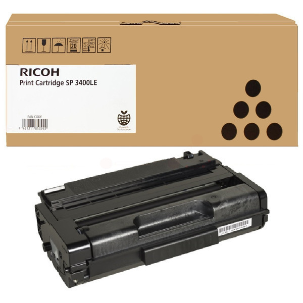 Laserový toner Ricoh SP3400LE (406523) black (čierna) - originálny
