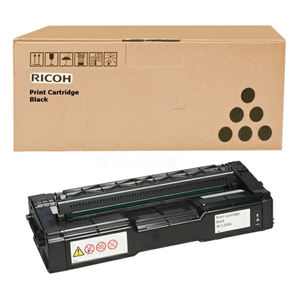 Laserový toner Ricoh SPC252HE (407716) black (čierna) - originálny