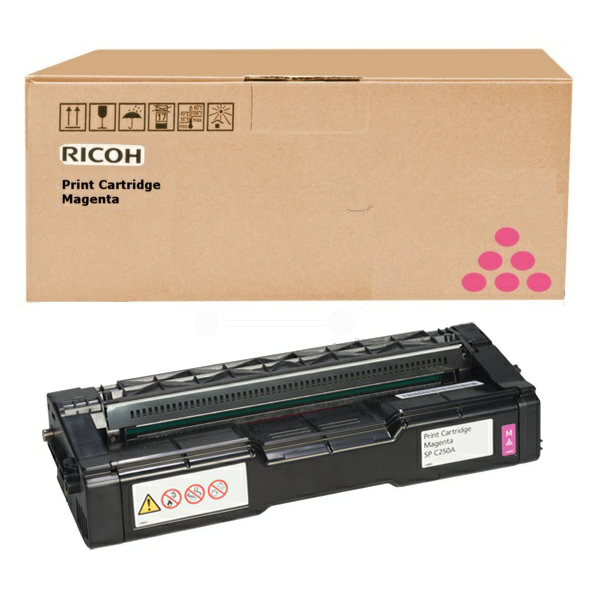 Laserový toner Ricoh SPC252HE (407718) magenta (purpurová) - originálny