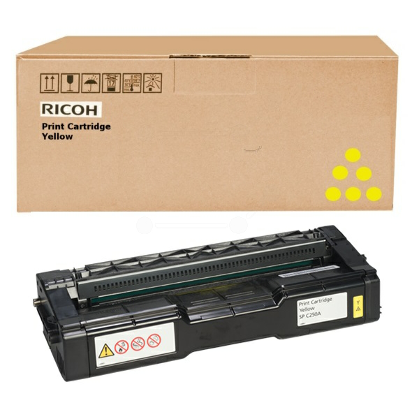 Laserový toner Ricoh SPC252HE (407719) yellow (žltá) - originálny