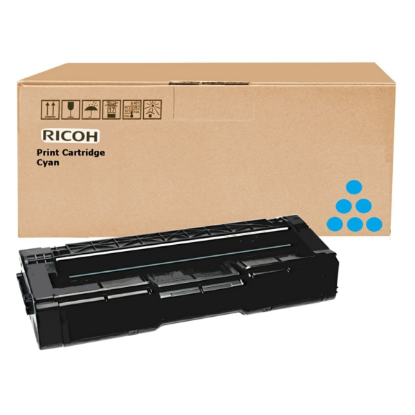 Laserový toner Ricoh SPC310HE (406480) cyan (azúrová) - originálny