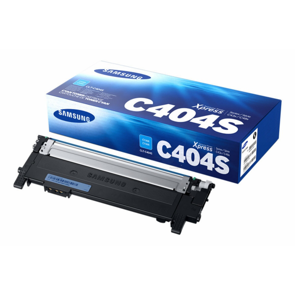 Laserový toner Samsung CLT-C404S (ST966A) cyan (azúrová) - originálny