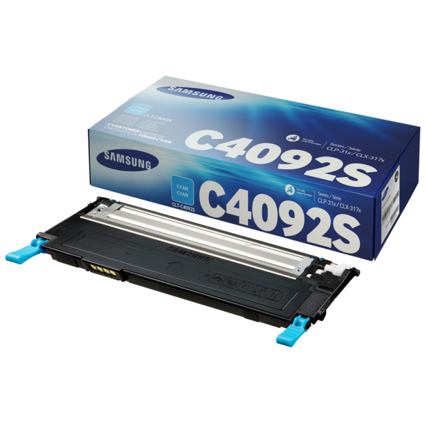 Laserový toner Samsung CLT-C4092S (SU005A) cyan (azúrová) - originálny
