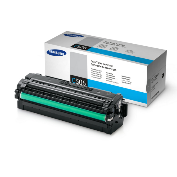 Laserový toner Samsung CLT-C506S (SU047A) cyan (azúrová) - originálny