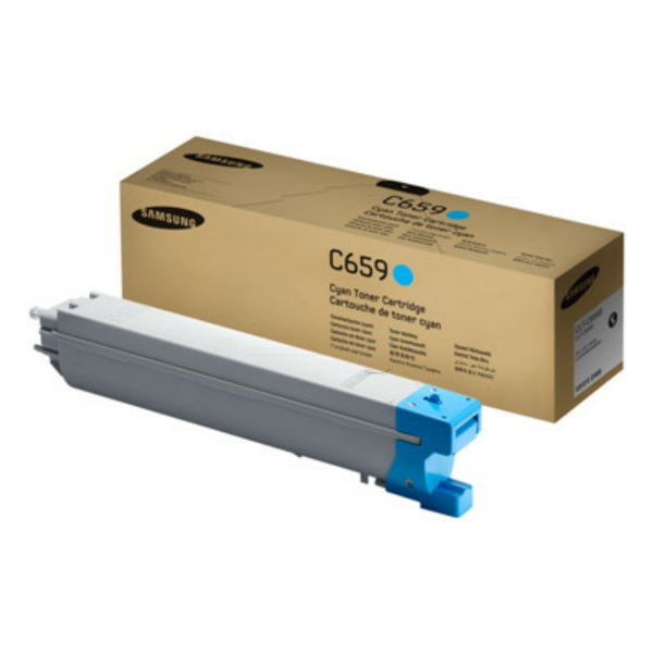 Laserový toner Samsung CLT-C659S (SU093A) cyan (azúrová) - originálny