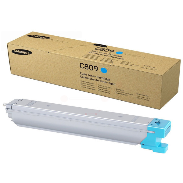 Laserový toner Samsung CLT-C809S (SS567A) cyan (azúrová) - originálny