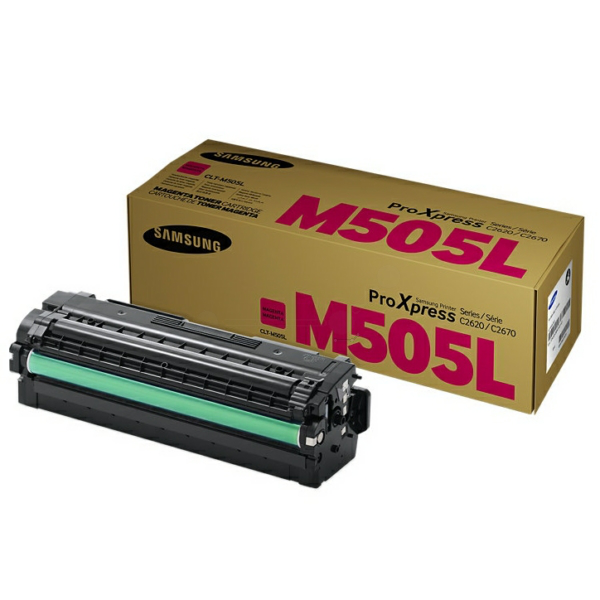 Laserový toner Samsung CLT-M505L (SU302A) magenta (purpurová) - originálny