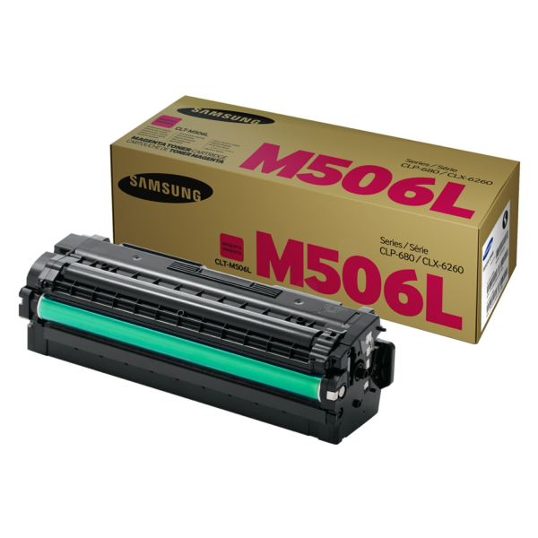 Laserový toner Samsung CLT-M506L (SU305A) magenta (purpurová) - originálny