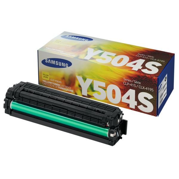 Laserový toner Samsung CLT-Y504S (SU502A) yellow (žltá) - originálny