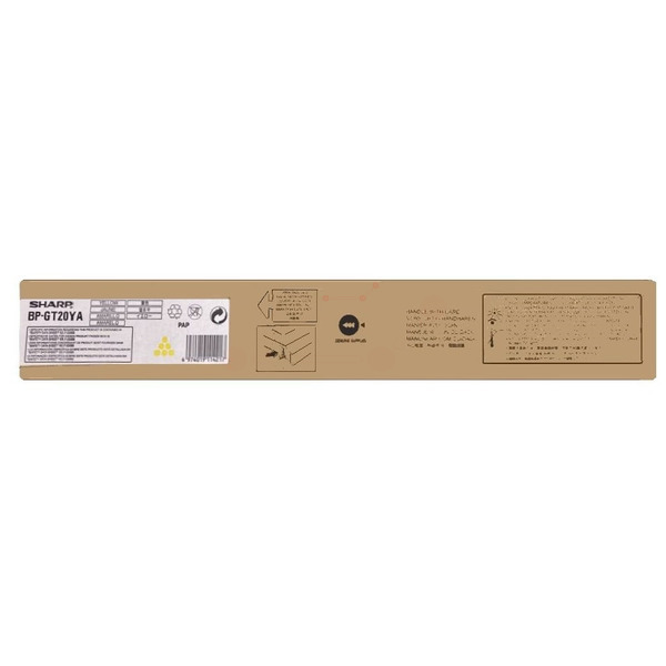 Laserový toner Sharp BP-10 C 20/BP-22 C 25 (BPGT20YB) yellow (žltá) - originálny