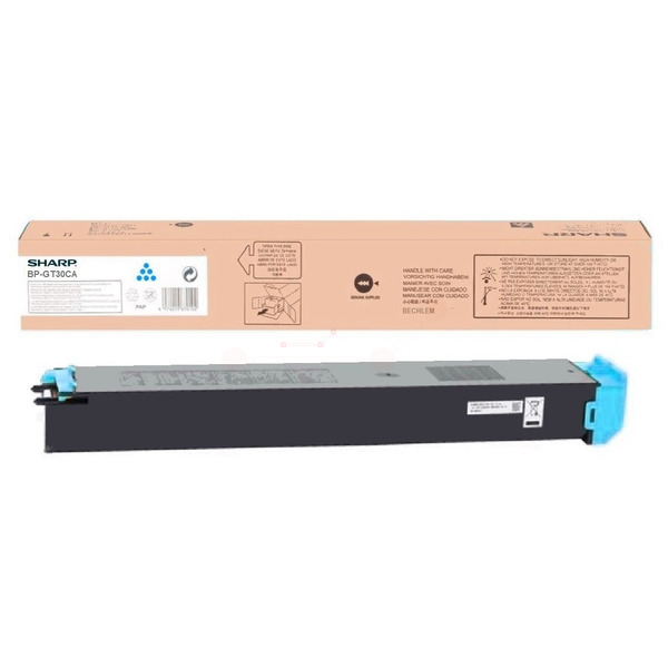 Laserový toner Sharp BP-30 C 25 (BP-GT30CA) cyan (azúrová) - originálny