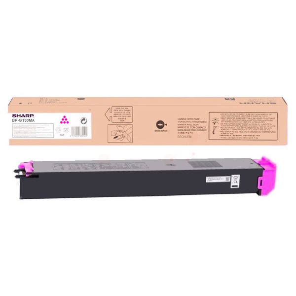 Laserový toner Sharp BP-30 C 25 (BP-GT30MA) magenta (purpurová) - originálny